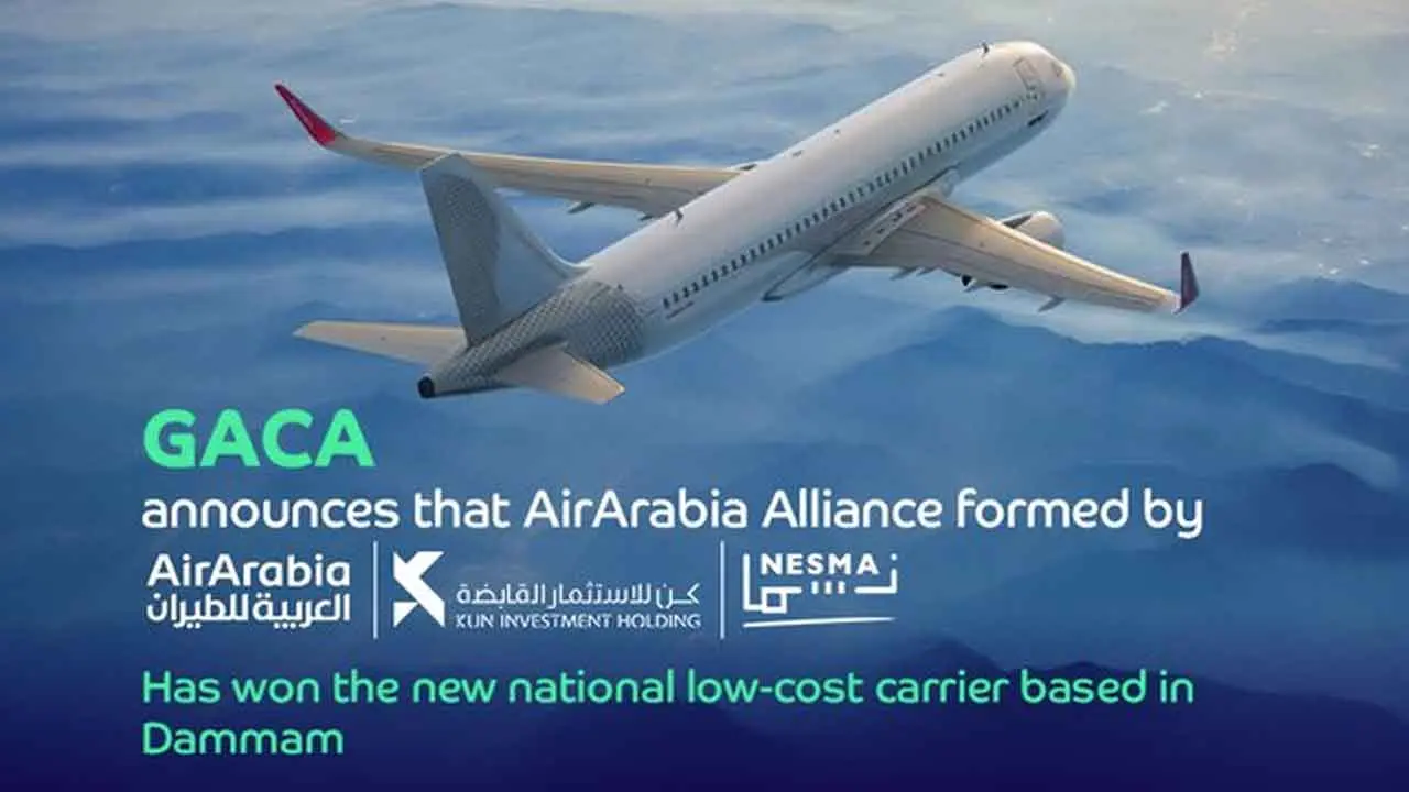 Air Arabia Wins Saudi Bid to Launch New Low-Cost Airline Based in Dammam